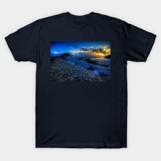 St Michael's Mount Dramatic Sunset T-Shirt